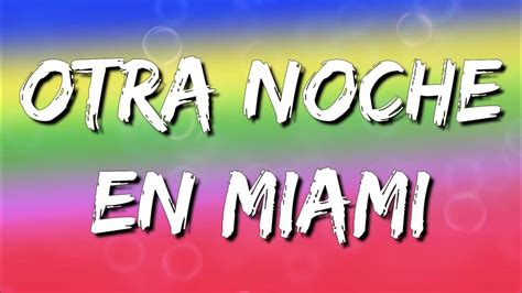 otra noche en miami letra.